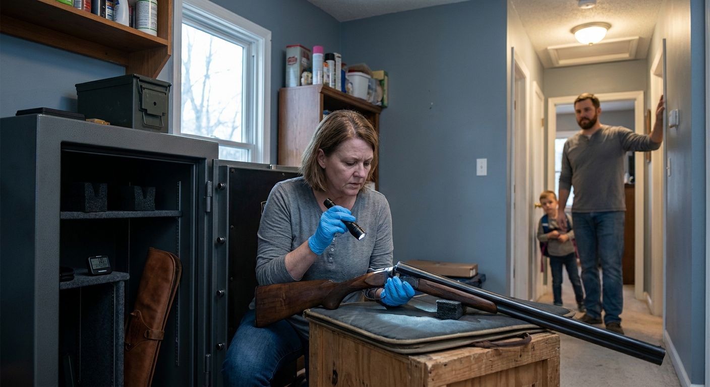 The Heritage Gun Storage Audit: Protecting Old Steel, Walnut, and the People Under Your Roof